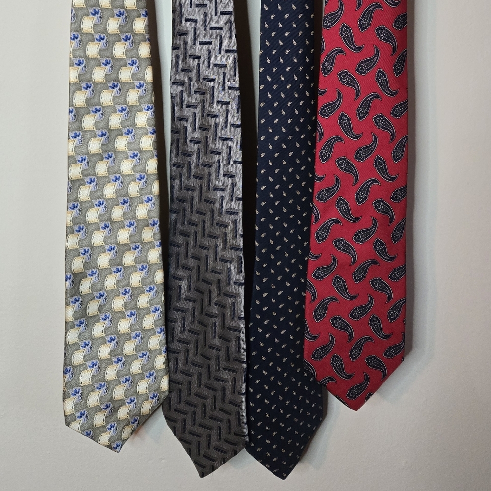 4 Jos. A. Bank. Ties from various collections.
